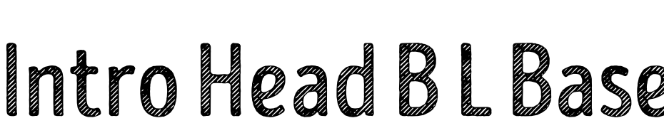 Intro Head B L Base Font Download Free
